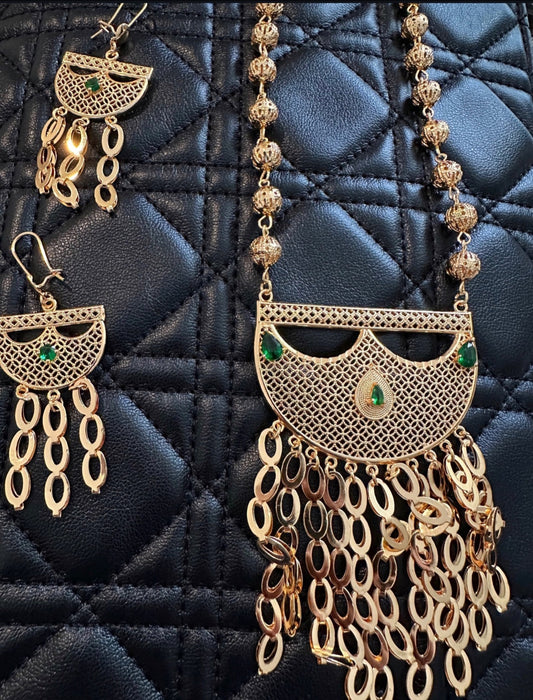 Gold Plated Crystal Stone Jewelry