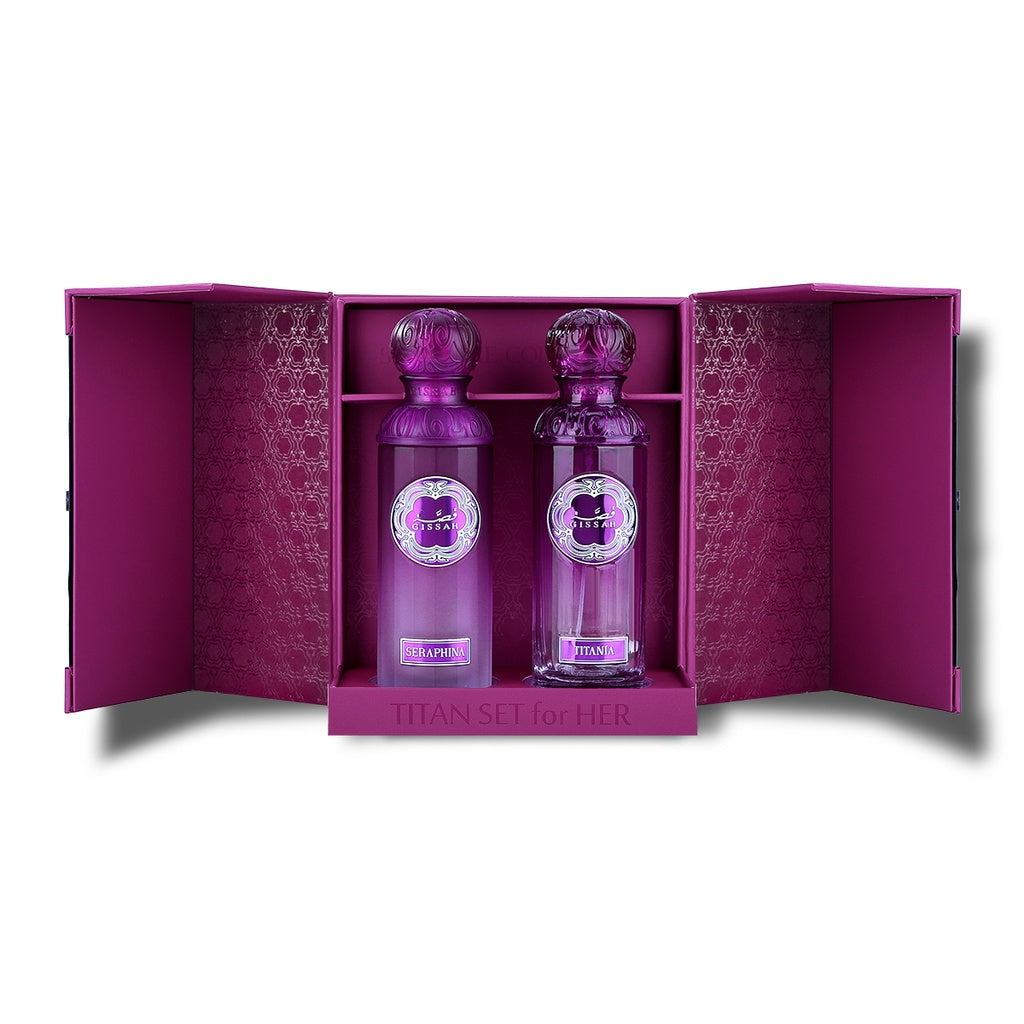 TITAN FOR HER SET- 2X90 ML BY GISSAH PERFUMES